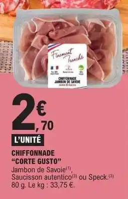 E.Leclerc CHIFFONADE “CORTE GUSTO” offre