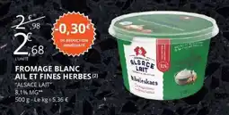 E.Leclerc FROMAGE BLANC AIL ET FINES HERBES offre