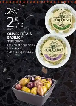 E.Leclerc OLIVES FETA & BASILIC offre