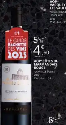 E.Leclerc AOP* CÔTES DU MARMANDAIS ROUGE offre
