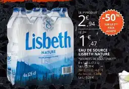 E.Leclerc Eau de Source Lisbeth Nature offre