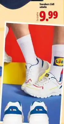 Lidl Sneakers Lidl adulte offre