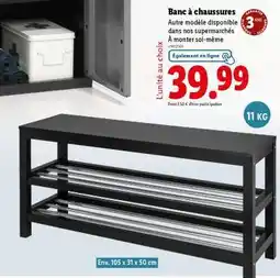 Lidl Banc à chaussures offre