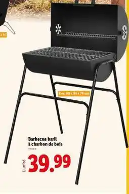 Lidl Barbecue baril à charbon de bois offre