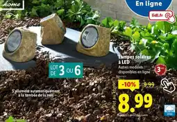 Lidl Lampes solaires à LED offre