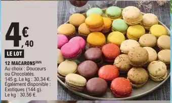 E.Leclerc 12 macarons offre