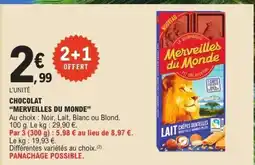 E.Leclerc Chocolat 'Merveilles du Monde' offre