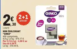 MINI ÉDULCORANT GINKO