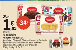 E.Leclerc 10 BROWNIES BROMPTON HOUSE offre