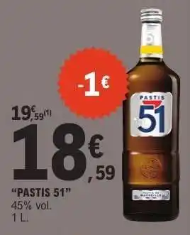 E.Leclerc Pastis 51 offre