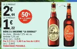 E.Leclerc BIERE A L'ANCIENNE LA GOUDALE offre
