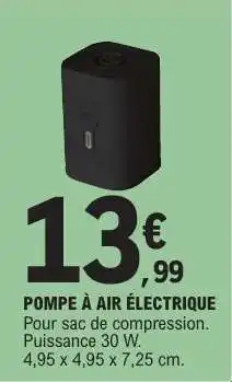 E.Leclerc POMPE À AIR ÉLECTRIQUE offre