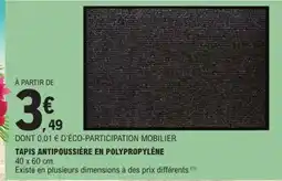 E.Leclerc TAPIS ANTIPOUSSIÈRE EN POLYPROPYLÈNE offre