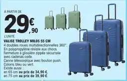 E.Leclerc VALISE TROLLEY MILOS 55 CM offre