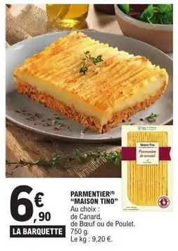 E.Leclerc PARMENTIER MAISON TINO offre