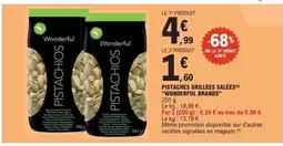 E.Leclerc Pistaches Grillées Salées 'Wonderful Brands' offre