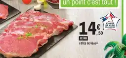 E.Leclerc Côtes de veau offre