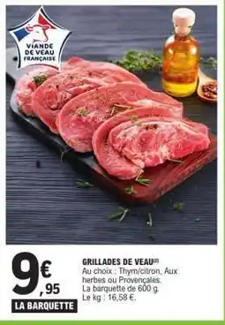 E.Leclerc GRILLADES DE VEAU offre