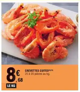 E.Leclerc CREVETTES CUITES offre