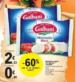 E.Leclerc Mozzarella Maxi offre