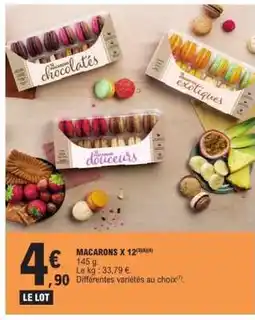 E.Leclerc MACARONS X 12 offre