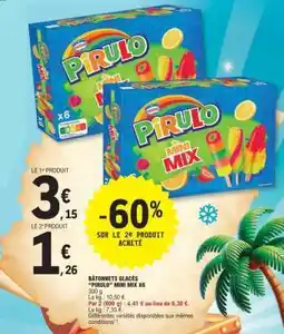 E.Leclerc PIRULO MINI MIX X6 offre
