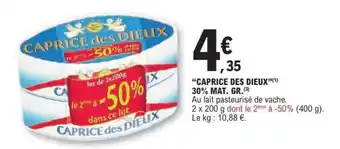 E.Leclerc CAPRICE DES DIEUX offre