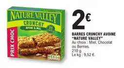 E.Leclerc BARRES CRUNCHY AVOINE 'NATURE VALLEY' offre