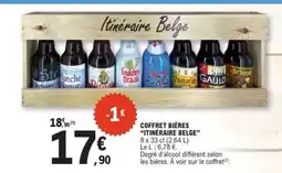 E.Leclerc Coffret Bières Itinéraire Belge offre