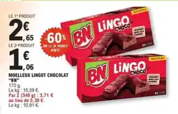 E.Leclerc MOELLEUX LINGOT CHOCOLAT BN offre
