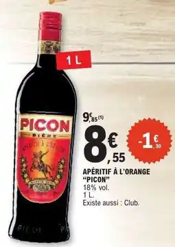 E.Leclerc APÉRITIF À L'ORANGE PICON offre