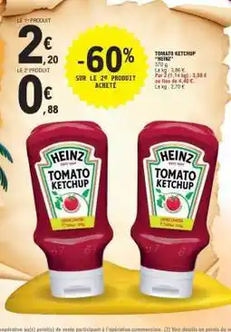 E.Leclerc Tomato Ketchup Heinz offre