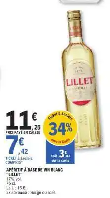 E.Leclerc LILLET offre