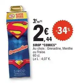 E.Leclerc SIROP “COMICS” offre