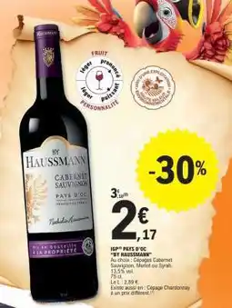 E.Leclerc IGP PAYS D'OC BY HAUSSMANN offre