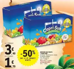 E.Leclerc BOISSON AUX FRUITS “CAPRI-SUN” offre