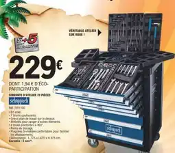 E.Leclerc SERVANTE D'ATELIER 70 PIÈCES offre