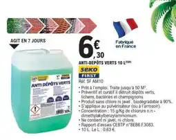 E.Leclerc ANTI-DÉPÔTS VERTS 10 offre