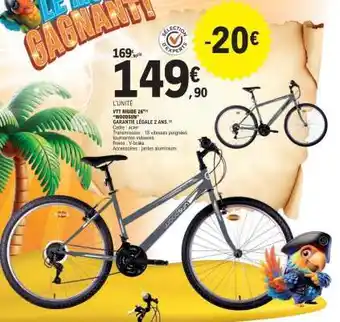 E.Leclerc VTT RIGIDE 26 offre