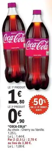 E.Leclerc Coca Cola offre