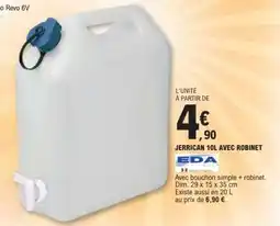 E.Leclerc JERRICAN 10L AVEC ROBINET offre