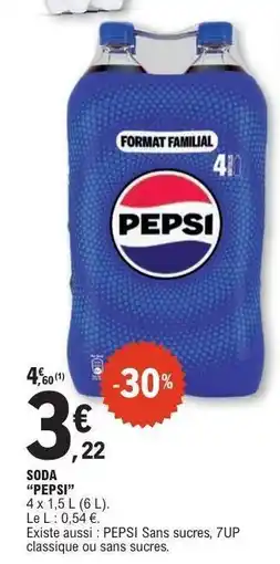E.Leclerc Soda 'Pepsi' offre