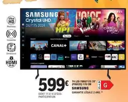 E.Leclerc TV LED 70DU7175 70 (POUCES) 178 CM SAMSUNG offre