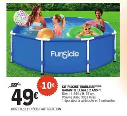 E.Leclerc Kit Piscine Tubulaire offre