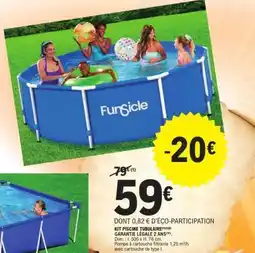 E.Leclerc FunSicle Kit Piscine Tubulaire offre