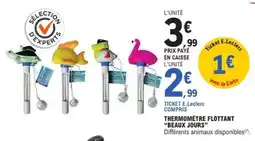 E.Leclerc Thermomètre Flottant 'Beaux Jours' offre