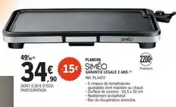 E.Leclerc Plancha SIMÉO offre