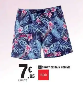 E.Leclerc Short de bain homme offre