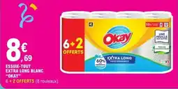 E.Leclerc ESSUIE-TOUT EXTRA LONG BLANC 'OKAY' offre