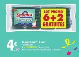 E.Leclerc ÉPONGES GRATT’ & FLEX “SPONTEX” offre